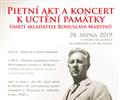 Pietn akt a koncert k uctn pamtky mrt skladatele Bohuslava Martin